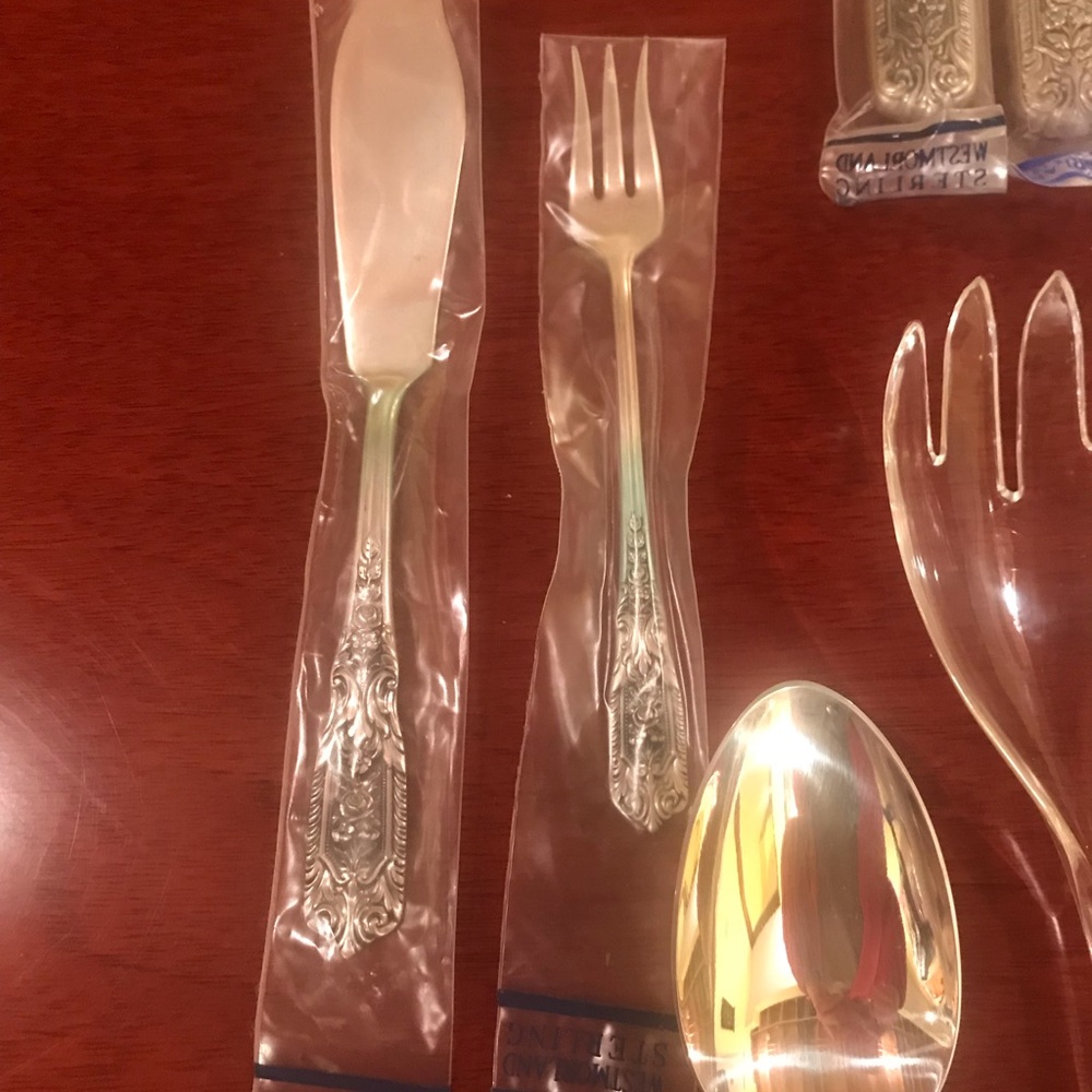 Antique Westmorland Sterling Silver set - Picture 5 of 14